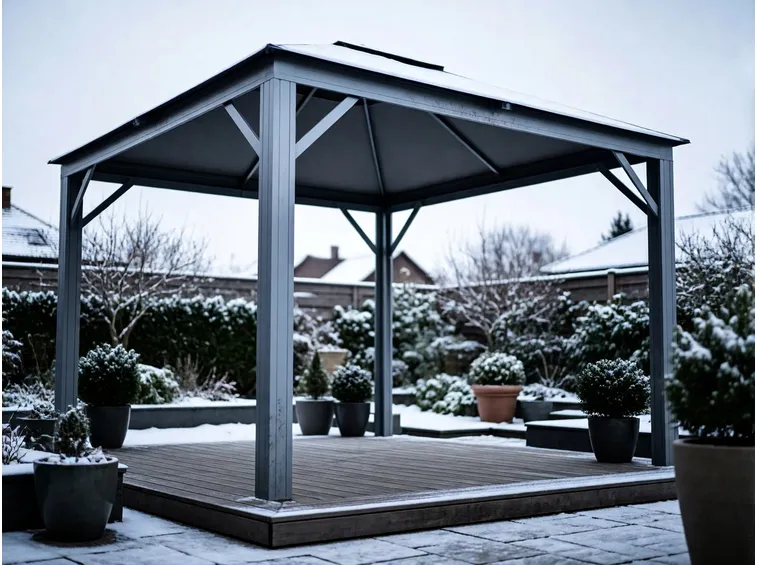 Neve sul tetto del gazebo: come evitare accumuli e cedimenti