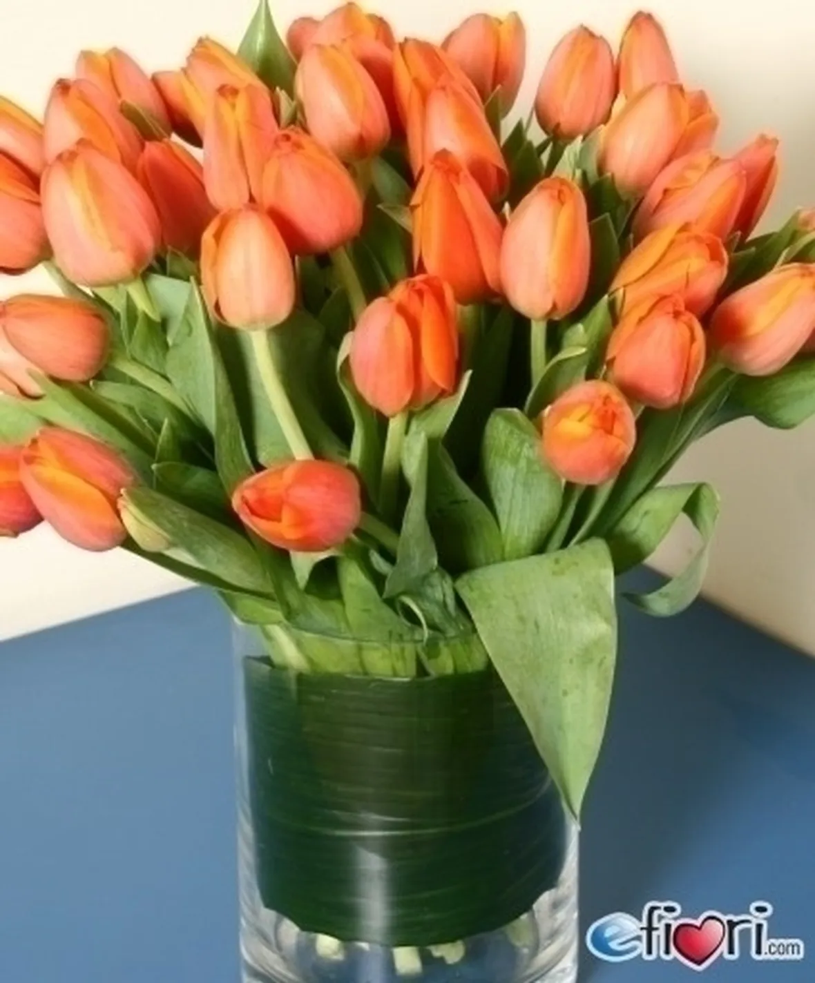 bouquet di tulipani arancio-1