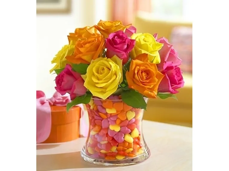 bouquet per fiocco rosa-2