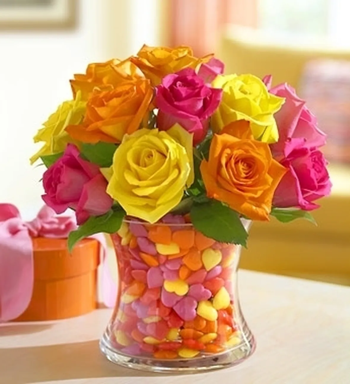 bouquet per fiocco rosa-2