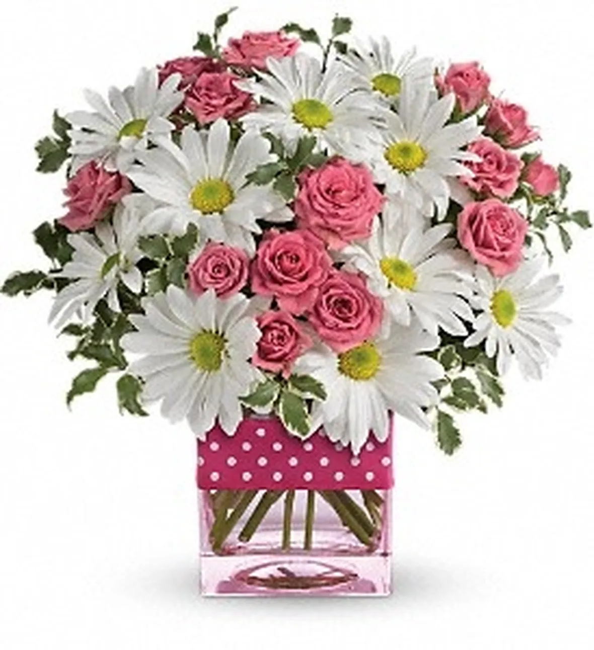bouquet per fiocco rosa-5