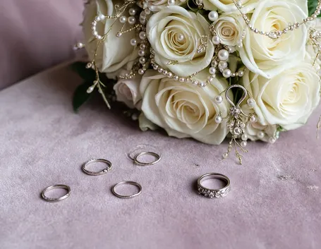 bouquet per nozze argento-oro-4