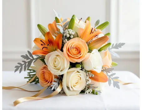 bouquet per nozze argento-oro-5