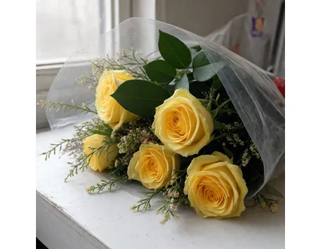 bouquet rose gialle