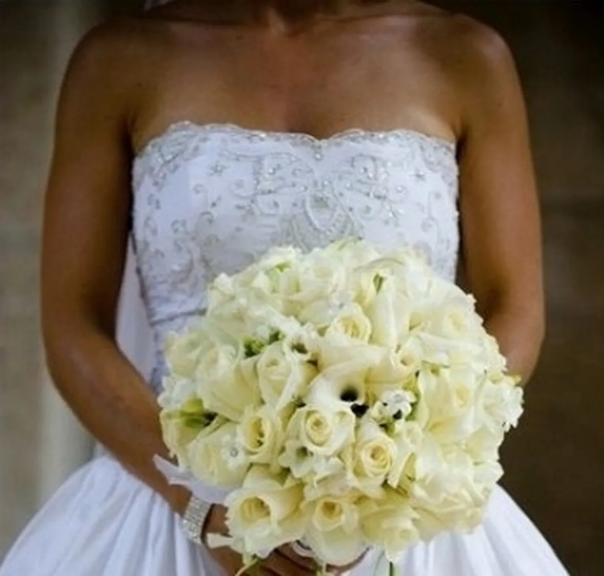 bouquet speciale rose biacnhe