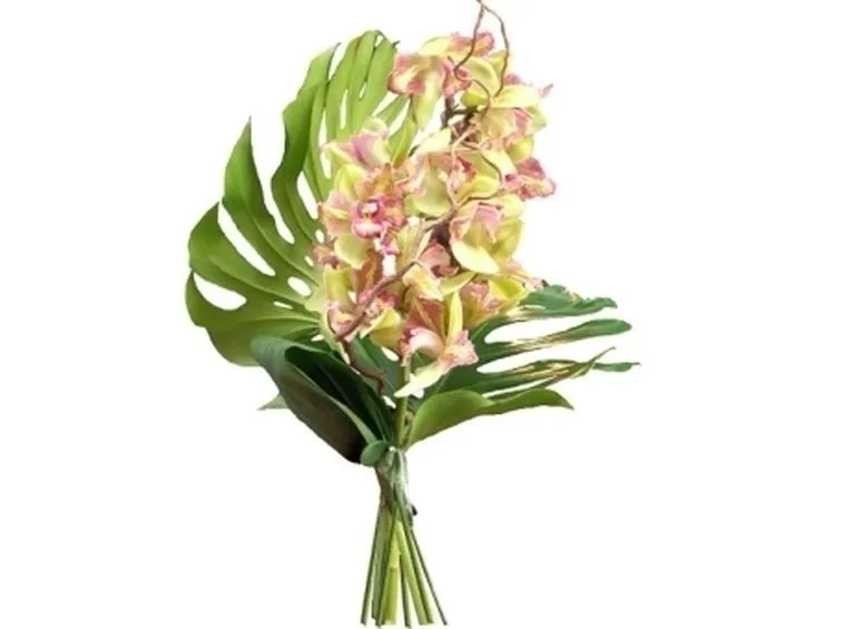 composizione cymbidium rosa-1
