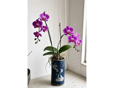 composizione di orchidee a due rami