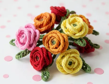 Fiori fai da te di stoffa