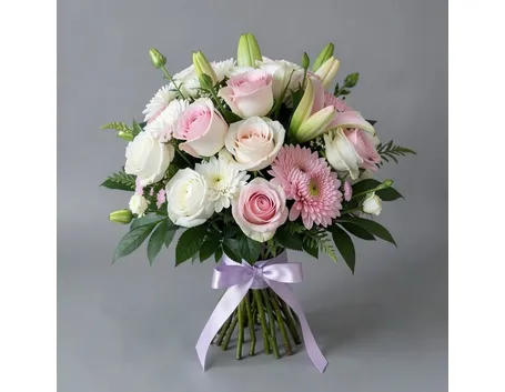 invio fiori per fiocco rosa-3