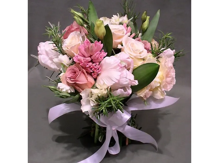 invio fiori per fiocco rosa-3