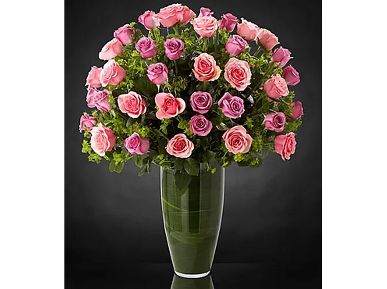 invio fiori per fiocco rosa