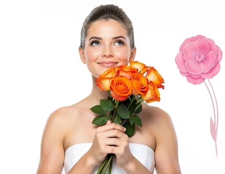 rose arancioni