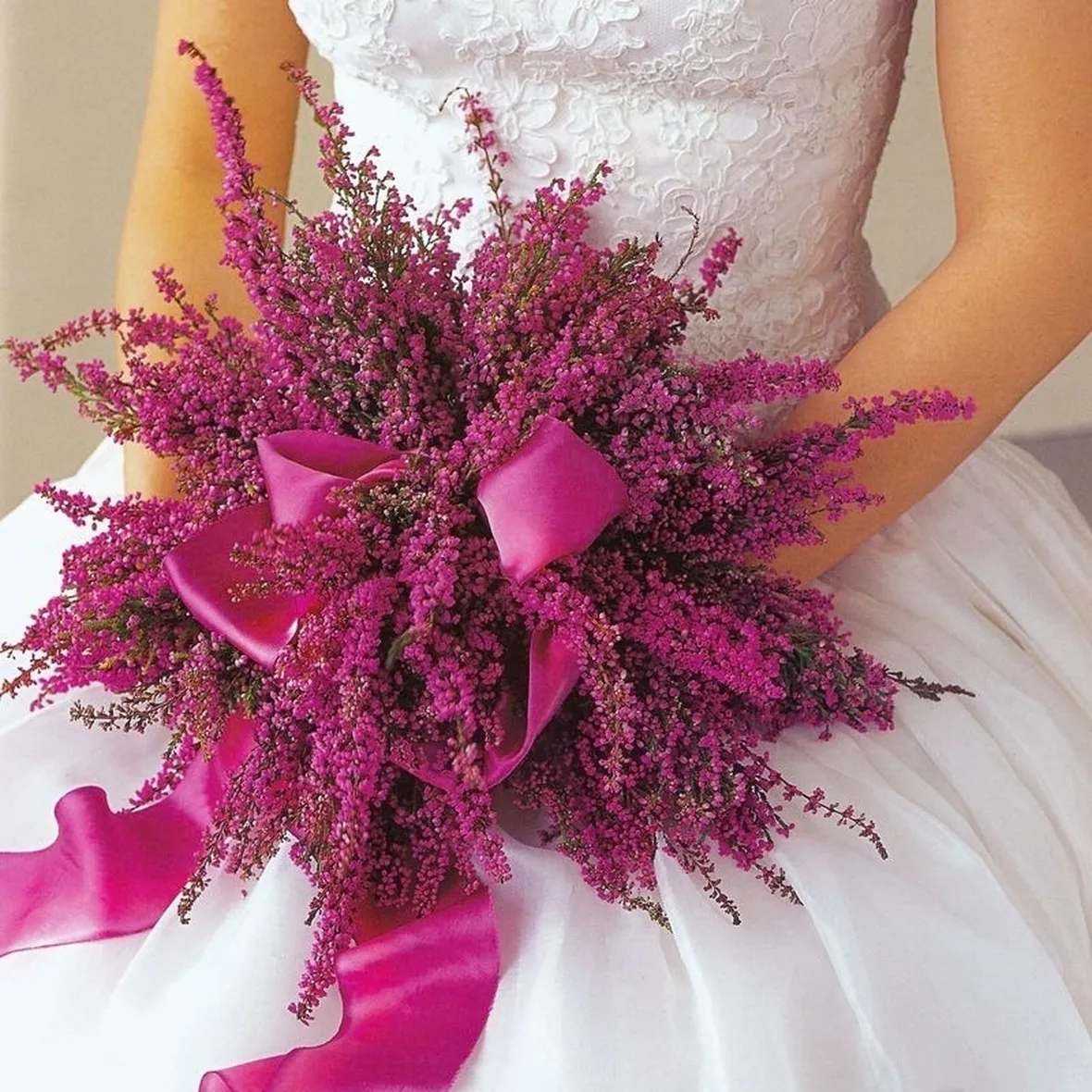 Bouquet da sposa con erica