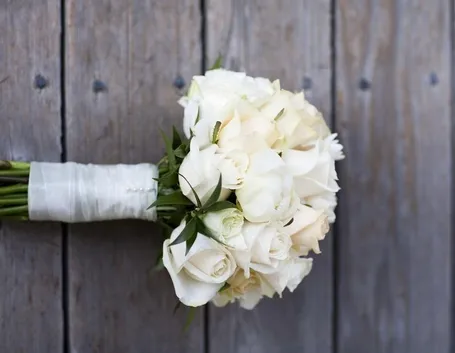 Bouquet da sposa bianco
