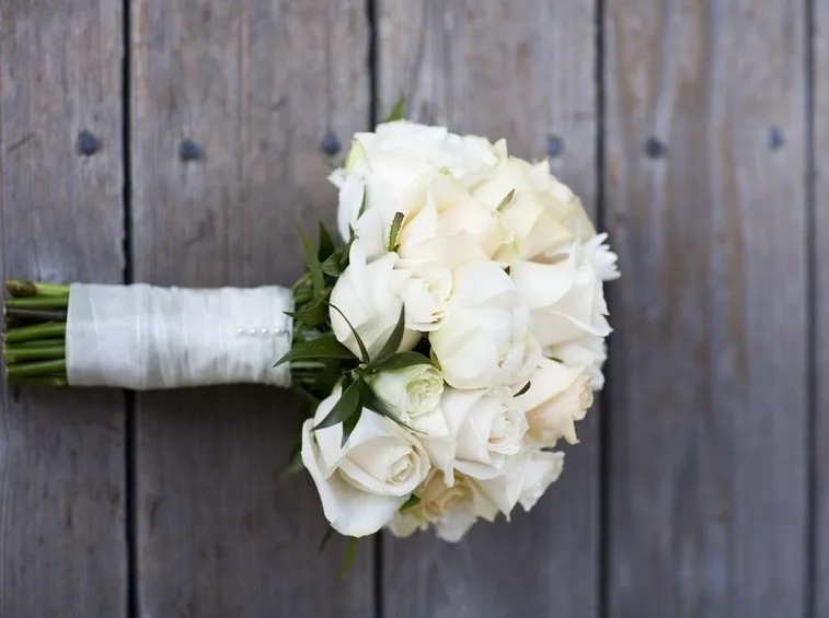 Bouquet da sposa bianco