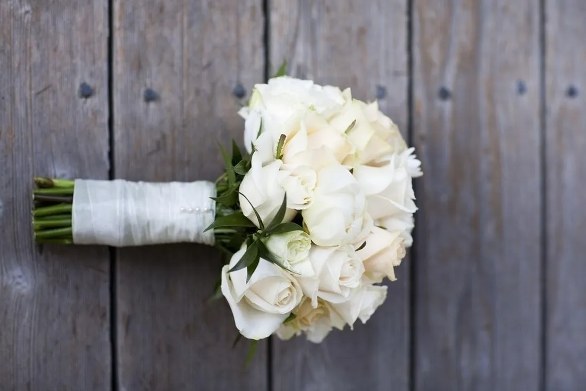 Bouquet da sposa bianco