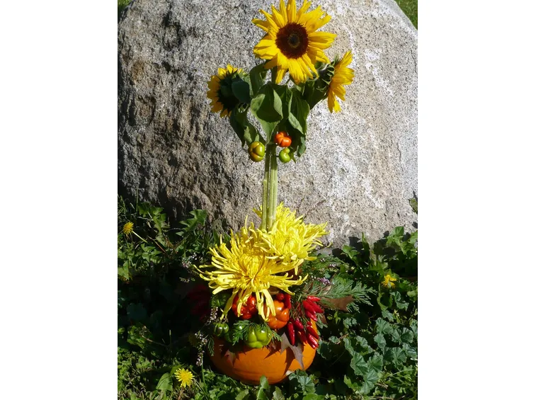 I passi per eseguire una composizione di fiori artificiali