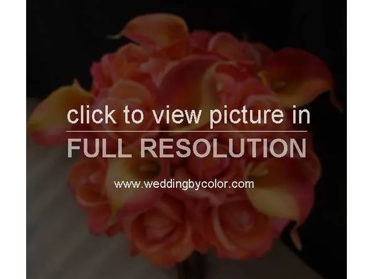 bouquet di rose arancioni