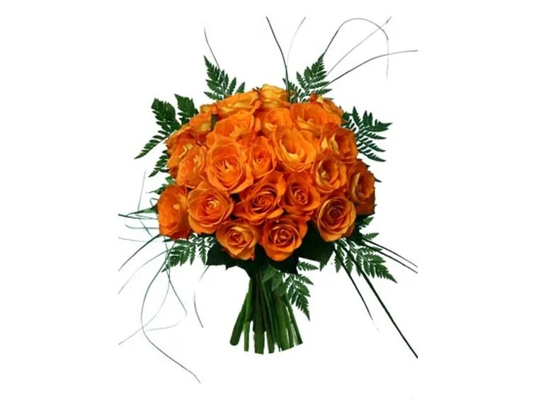 rose arancioni bouquet