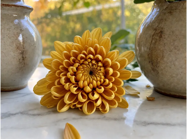 Da dove viene il nome crisantemo, il fiore d'oro arrivato dall'Asia