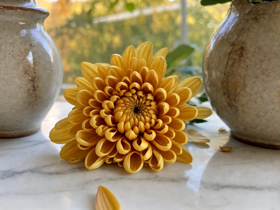Da dove viene il nome crisantemo, il fiore d'oro arrivato dall'Asia