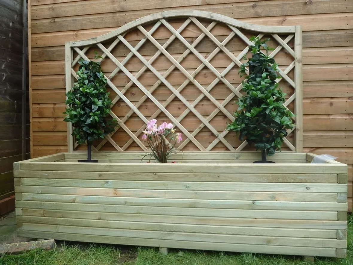 Fioriere in legno