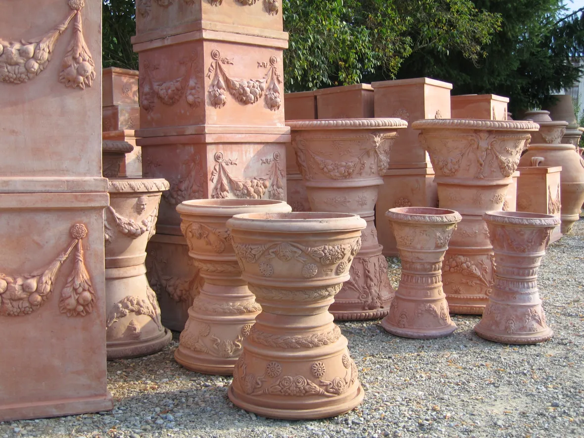 vasi in terracotta