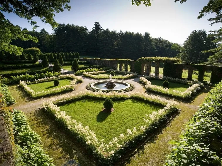 Differenze con il giardino all'italiana