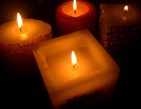 candele da giardino