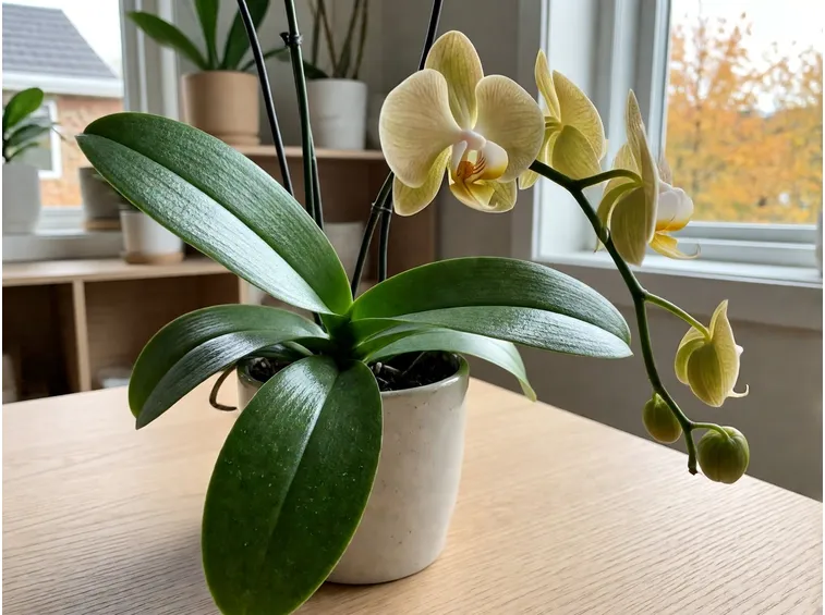 Verificare la salute della Phalaenopsis prima dello stimolo