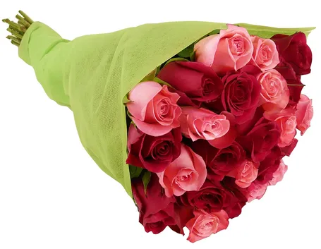 bouquet di rose a gambo lungo
