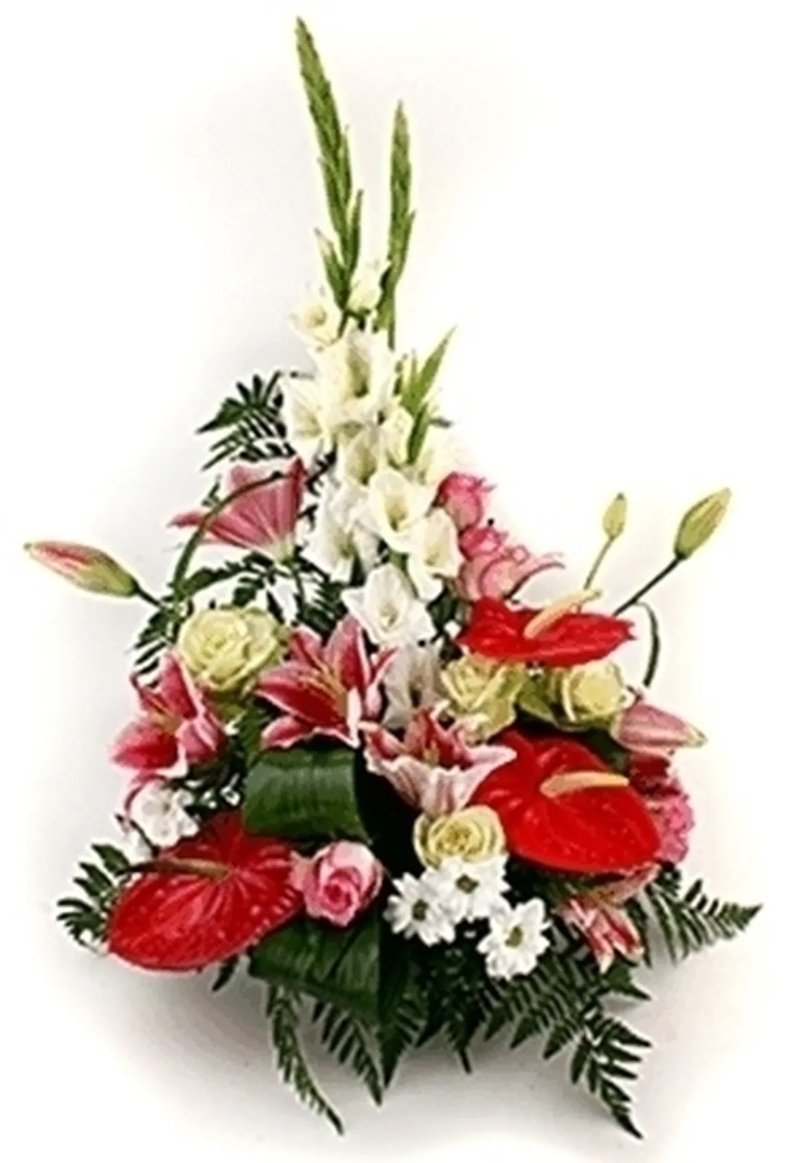 centrotavola con anthurium-1