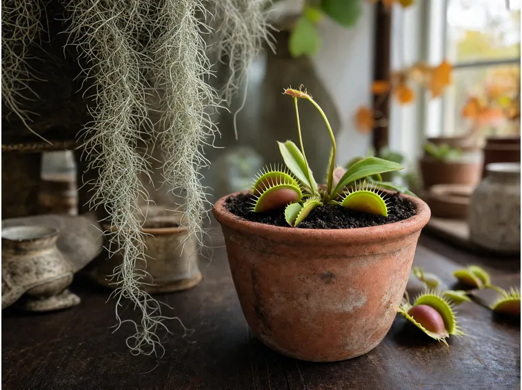 Dionea, muschio spagnolo e succulente: le piante da brivido che fanno sorridere