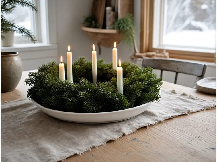 Tenerla fresca fino a Natale e usare le candele in sicurezza