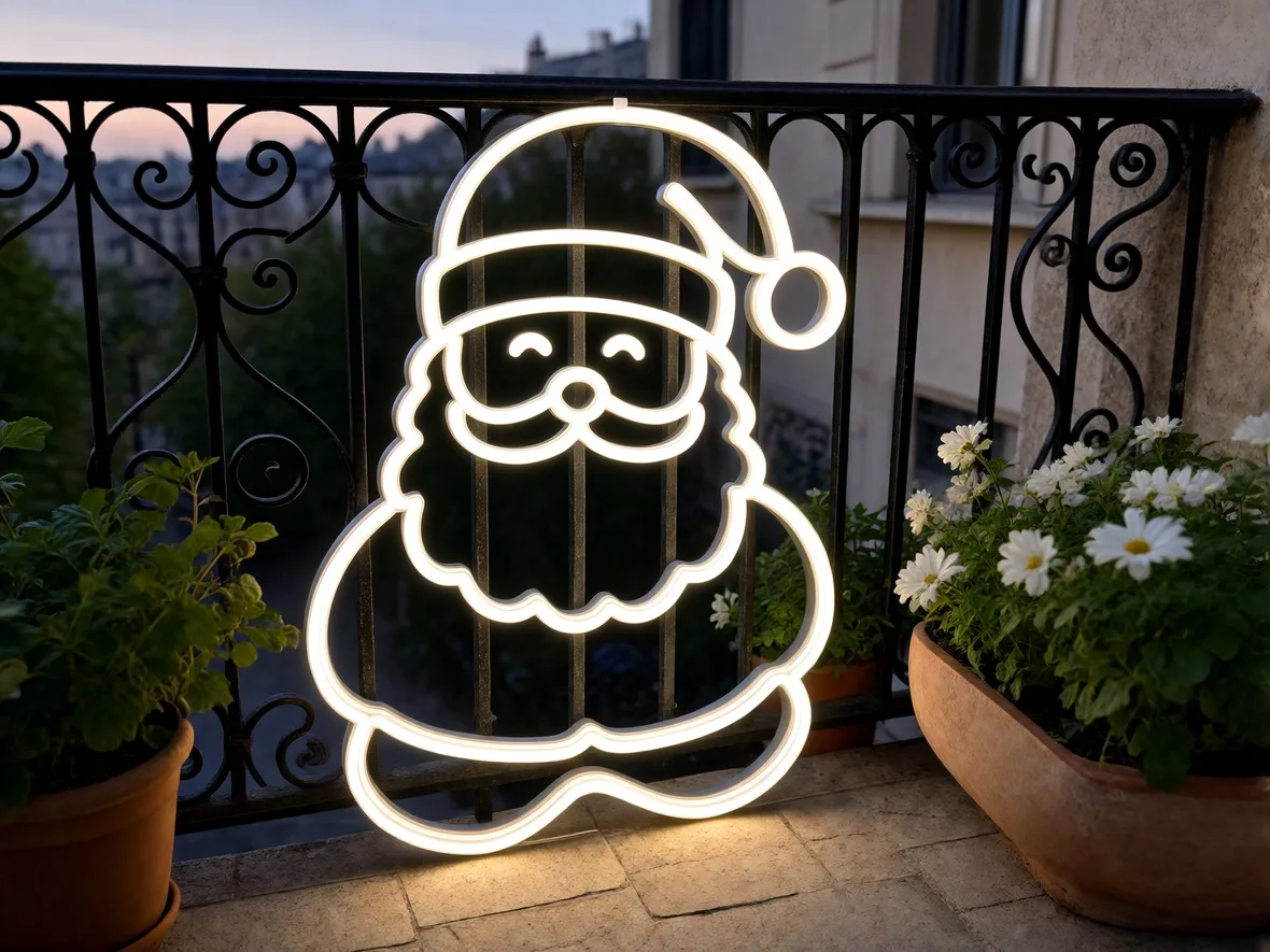 Sagome, figure tridimensionali e gonfiabili: i tipi di Babbo Natale luminoso