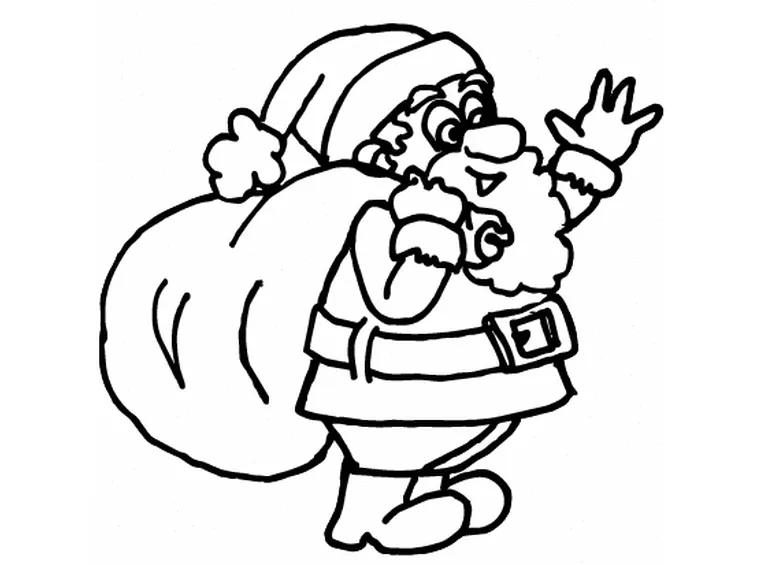 colorare babbo natale-15