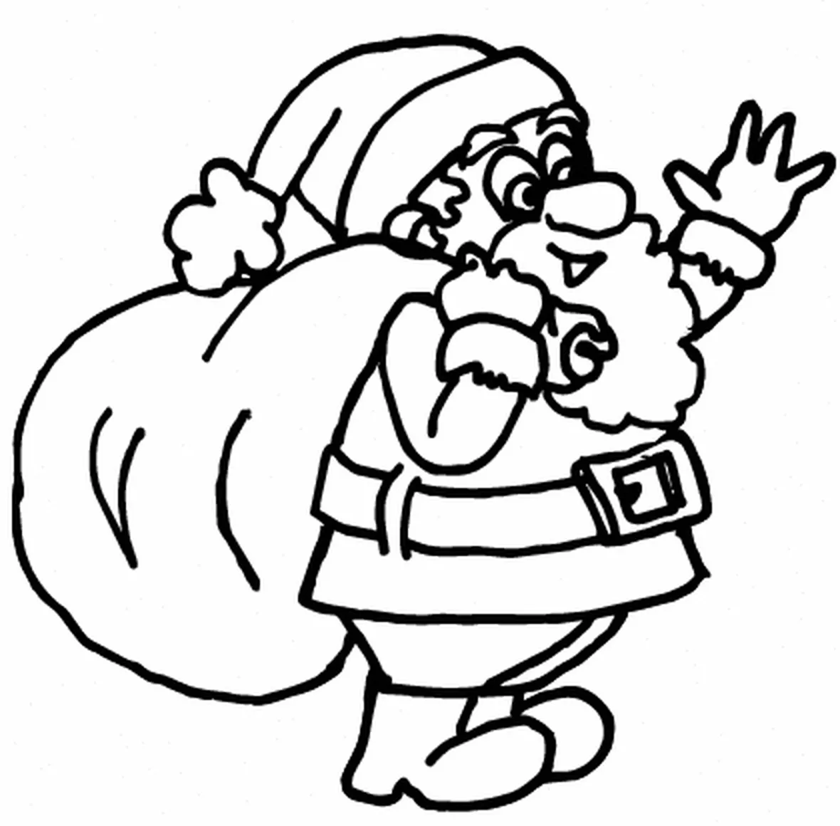 colorare babbo natale-15