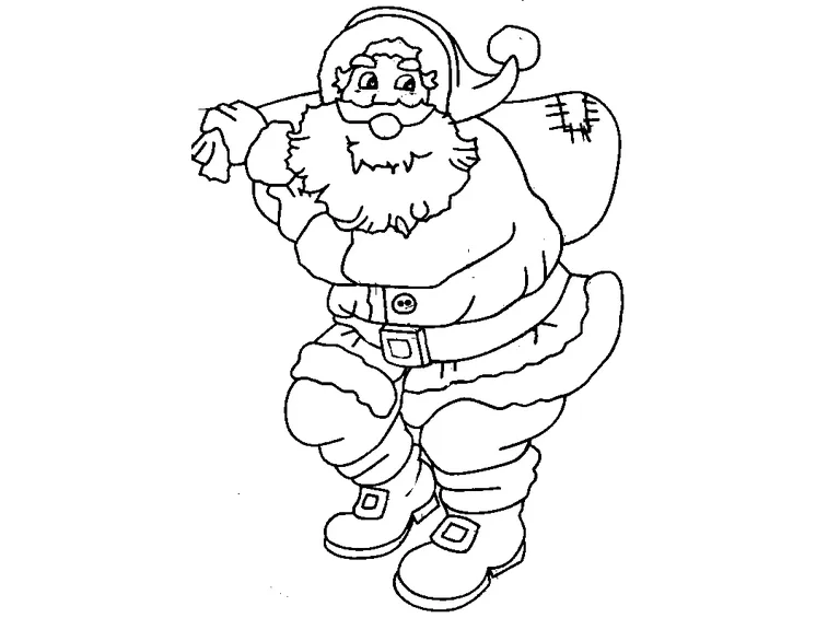 colorare babbo natale-16