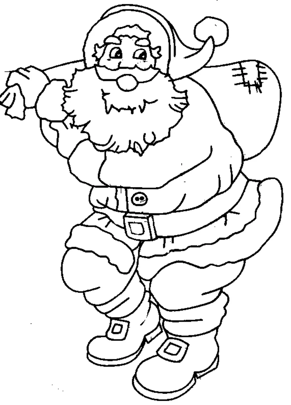 colorare babbo natale-16