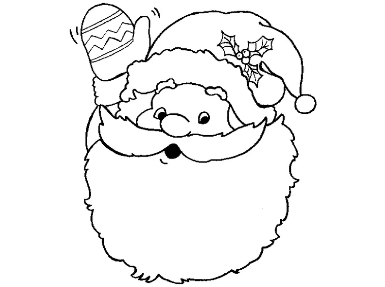 colorare babbo natale-19