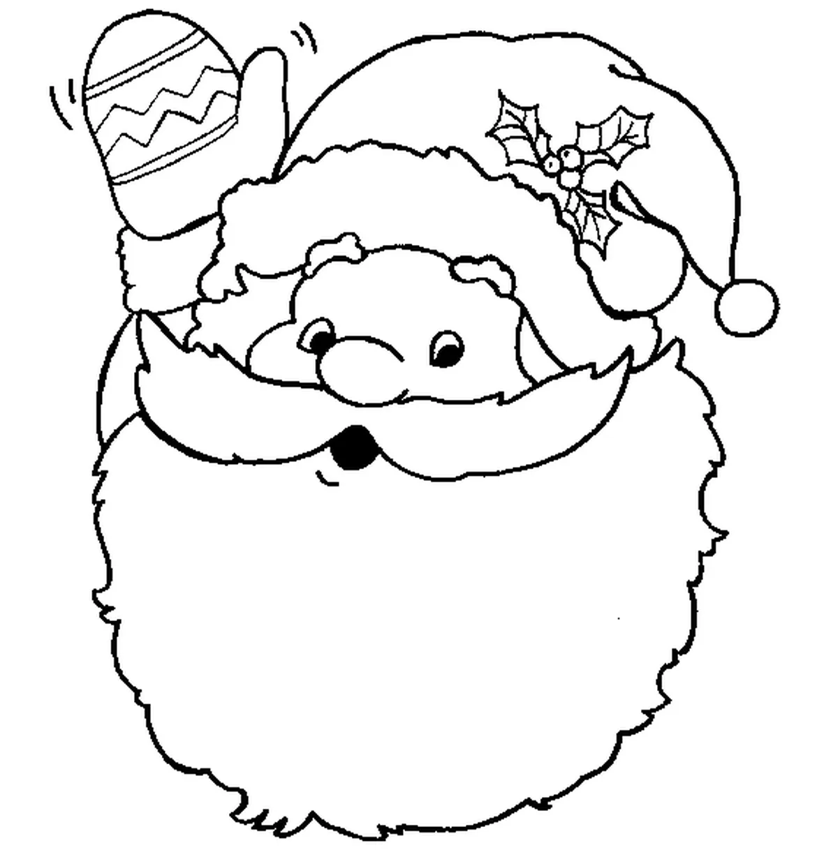 colorare babbo natale-19