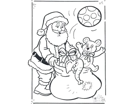 colorare babbo natale-8