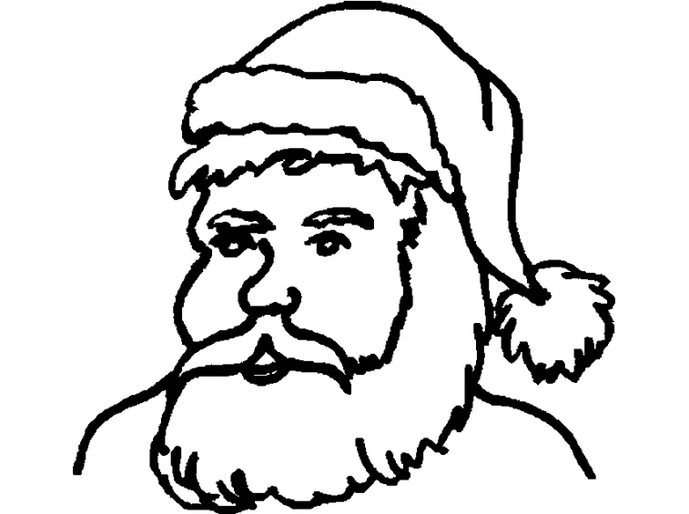 colorare babbo natale-9