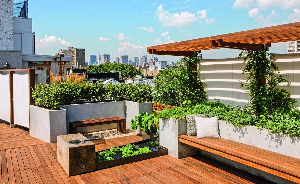 Giardino pensile città