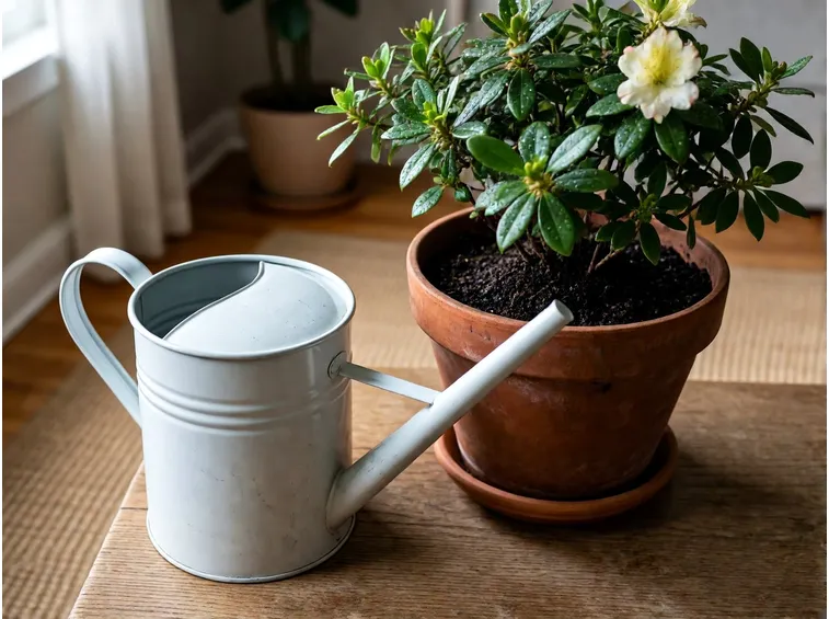 Irrigazione e umidità per l'azalea da interno