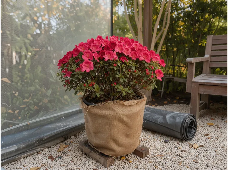Esposizione e riparo: azalea in vaso e in piena terra