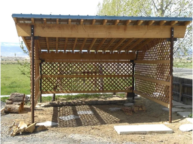 Utilità delle tettoie da giardino