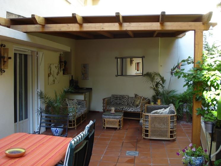tettoie in legno