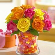 bouquet per fiocco rosa-2