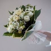 bouquet roselline bianche-1